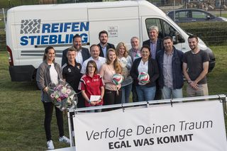 Olympisches Flair bei „Reifen Stiebling“ 