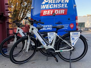 Radeln mit dem E-Bike in der Wartezeit 
