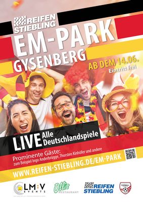 Public Viewing: Der Reifen Stiebling EM-Park mit bis zu 2000 Plätzen